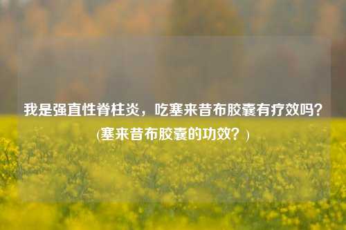 我是强直性脊柱炎，吃塞来昔布胶囊有疗效吗？(塞来昔布胶囊的功效？)