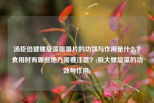 汤臣倍健螺旋藻咀嚼片的功效与作用是什么？食用时有哪些地方需要注意？(极大螺旋藻的功效与作用)